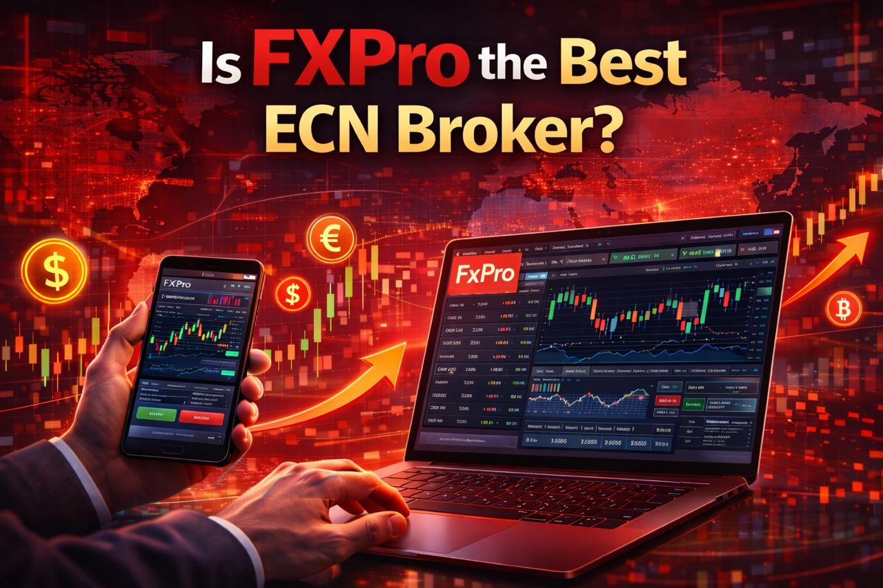 Is FXPro the best ECN broker – forex trading setup showing charts, spreads, and ECN execution environment