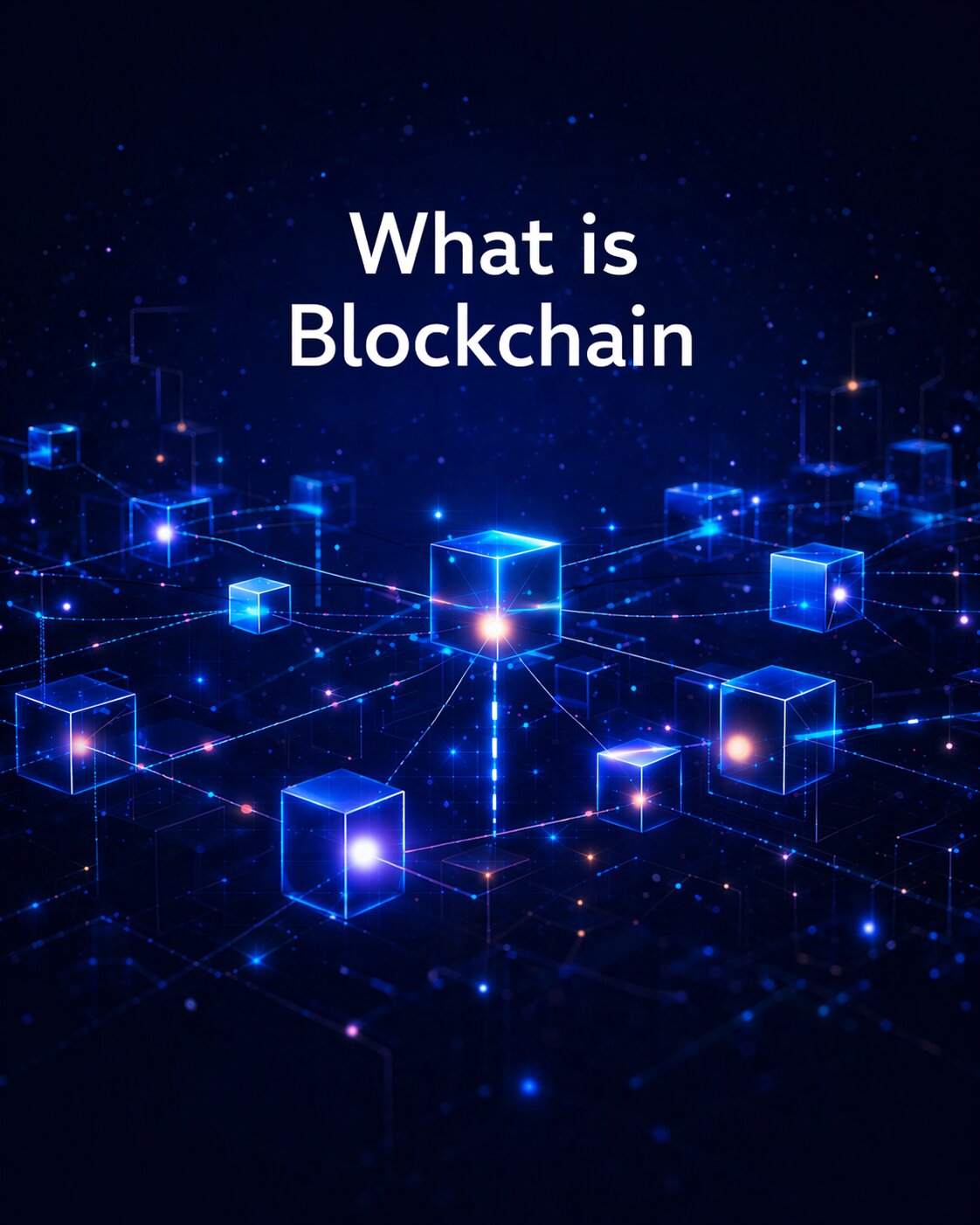 What is blockchain technology? briefly explain how it works cover