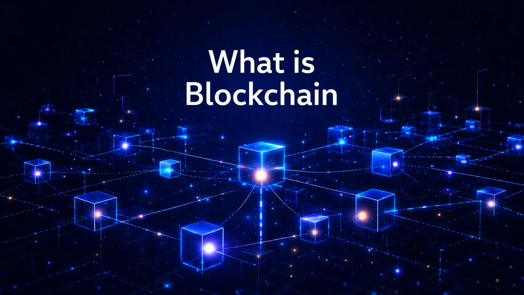 What is blockchain technology? briefly explain how it works cover